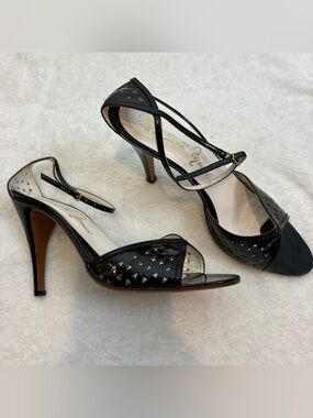 Sesto Meucci High Heel Patent Leather Italian Stiletto Heels Size 9